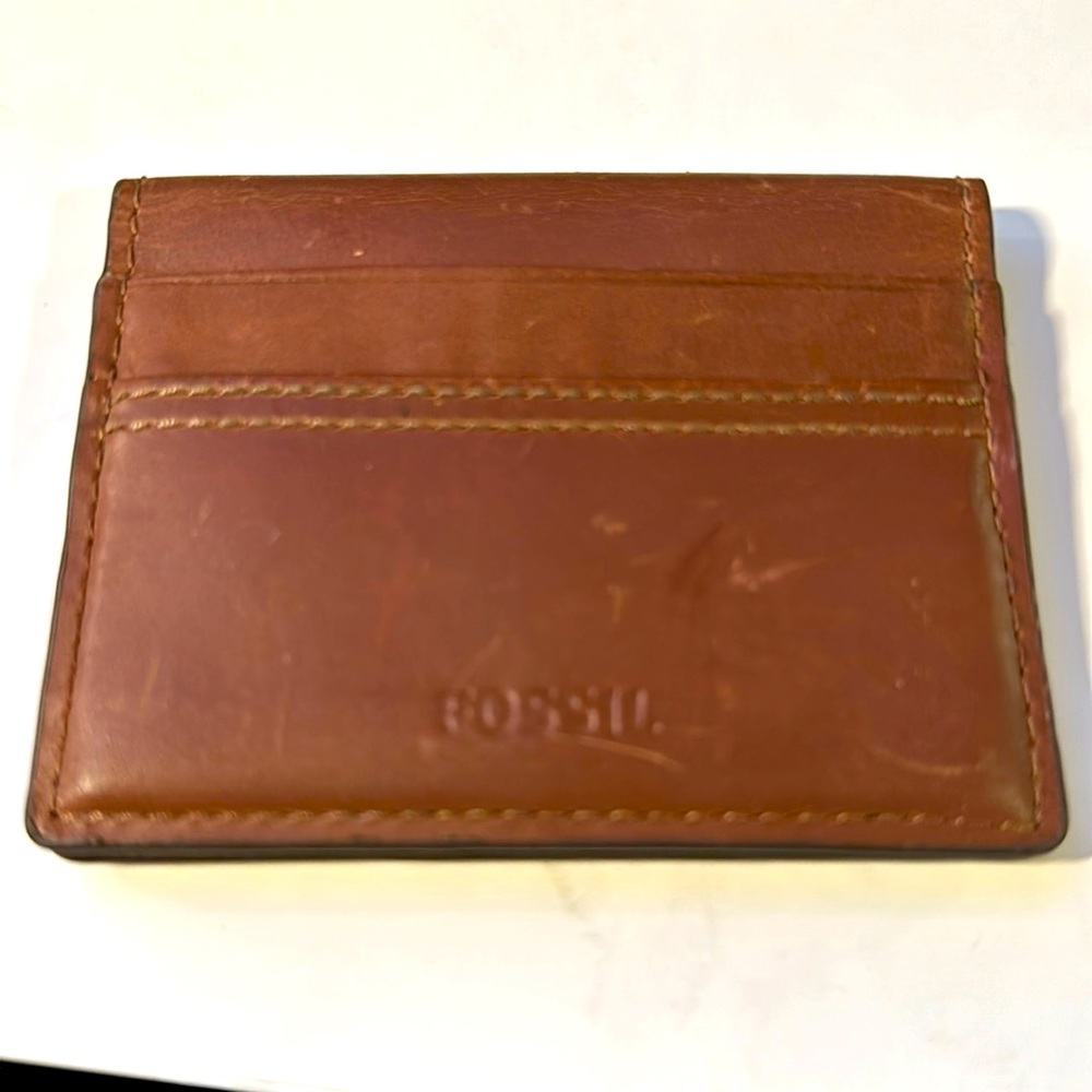 Fossil Front Pocket Wallet Magnetic Bifold